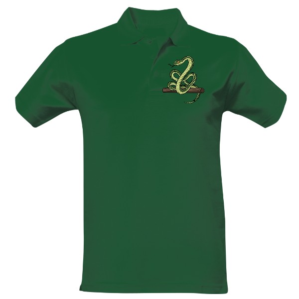 Pánská polokošile Cotton s potiskem Had